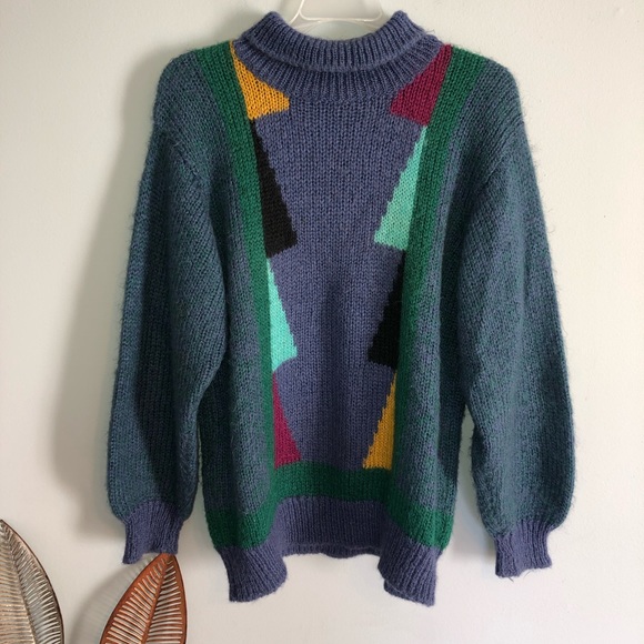 Vintage Doncaster Long Sleeve Turtle Neck Sweater - Picture 1 of 7